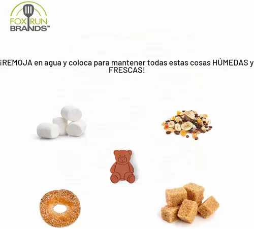 Vista 7 de Fox Run Terracotta Brown Sugar Bear Keeper and Saver, paquete de 1