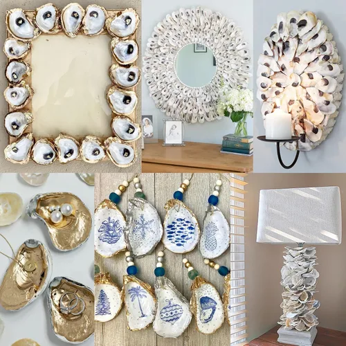 Vista 4 de QEQEKAKA 25 conchas de ostras cóncavas de 2 a 3 pulgadas para manualidades, conchas de ostras naturales a granel, para relleno de jarrones