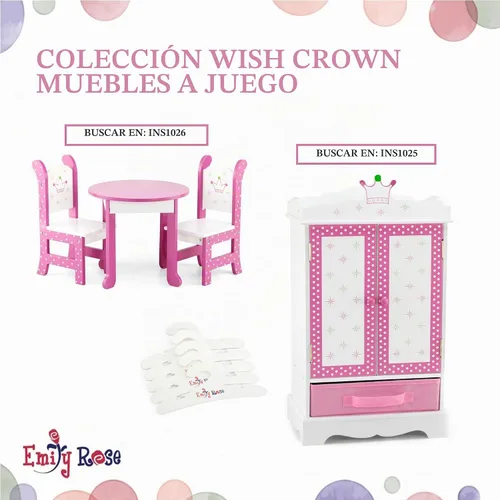 Vista 7 de Emily Rose Juego de litera blanca individual de muñeca de 18 pulgadas