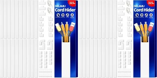 Vista 30 de Delamu Cubiertas de Cable de 157 pulgadas para Cables en la Pared, Ocultador de Cable para 1 Cable, Ocultador de Cable Pintable, Cubiertas