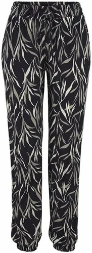 Vista 5 de Pull On Pants for Women Elastic High Waist Leaves Print Loose Fit Vintage Boho Trousers with Pocket Going Out Pants