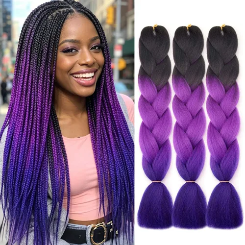 Vista 13 de Extensiones de cabello trenzado rubio (613#) trenzado sintético para ganchillo Box Twist para mujeres, 24 pulgadas, 3.53 oz/paquete