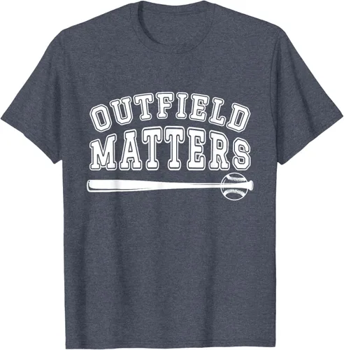 Vista 47 de Playing Baseball Outfield Matters - Camiseta Baseball Outfields Funny, Rojo