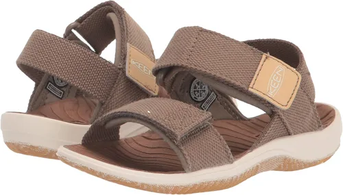 Vista 7 de KEEN Correa trasera Elle unisex para niños, plataforma casual y puntera abierta