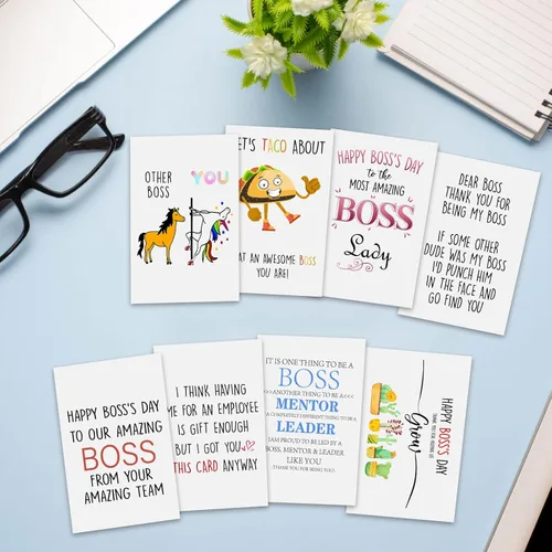 Vista 7 de Regalos del Día del Jefe: Juego de agradecimiento a los empleados - Tarjetas y regalos para hombres y mujeres