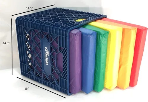 Vista 5 de KinderMat Kindercrate padre (naranja)