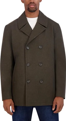 Vista 26 de Nautica Men's Wool Blend Peacoat – Double-Breasted Winter Coat, Regular, Big & Tall Sizes
