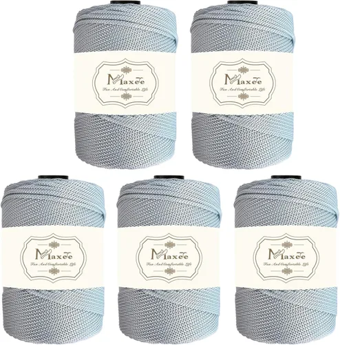 Vista 99 de Cordón de macramé de poliéster de alta calidad de 0.118 in × 218 yardas, 0.118 in, 100% polipropileno, ideal para ganchillo, ganchos de pared