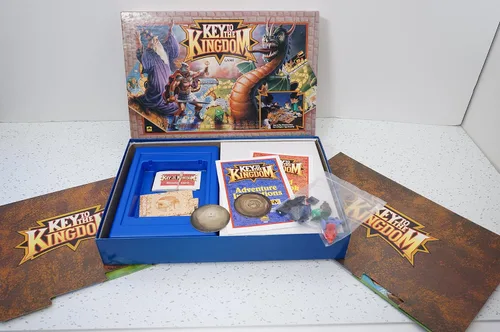 Vista 3 de GOLDEN Key to the Kingdom Adventure Fantasy Juego de mesa - 1992, 1-6 jugadores, mayores de 12 años