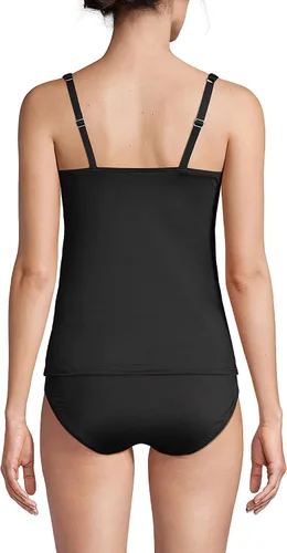 Vista 2 de Lands' End Womens Chlorine Resistant Square Neck Tankini