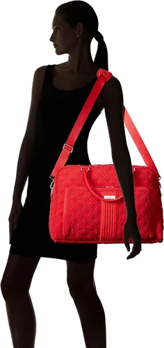 Vista 6 de Vera Bradley Bolsa de viaje de microfibra para mujer color negro clásico talla única L