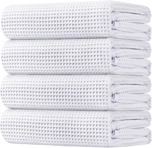 Vista 7 de HOMEXCEL Paquete de 2 Toallas de Baño, (27 x 54 Pulgadas) Juego de Toallas de Baño de Microfibra Ultra Suaves Altamente Absorbentes, Toallas Ligeras