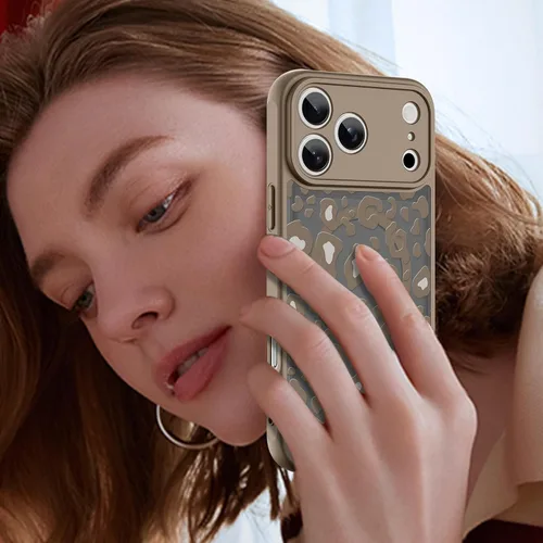 Vista 144 de KANGHAR - Funda compatible con iPhone 11, diseño de leopardo negro, textura de neumático antideslizante, a prueba de golpes, funda protectora