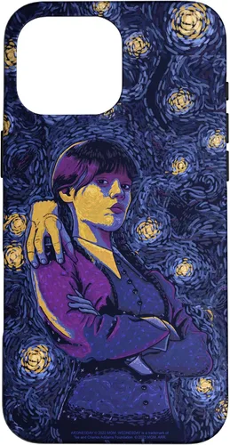 Vista 19 de Wednesday & Thing in Starry Night by Vincent Van Goth Case for iPhone 17