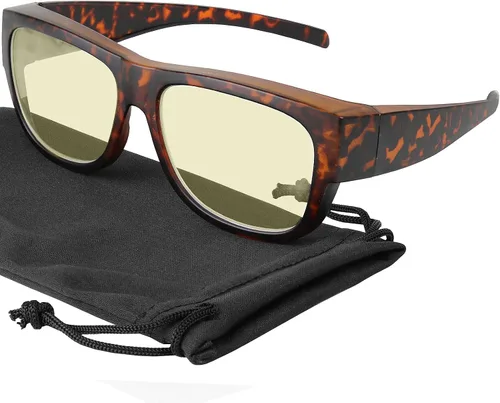 Vista 8 de Yogo Vision Fit Over Blue Light Blocking Glasses and Computer Eyewear Wear Over Your Eyeglasses and Readers