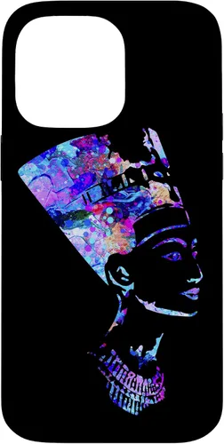 Vista 21 de Funda para iPhone 16 con diseño de reina egipcia Nefertiti