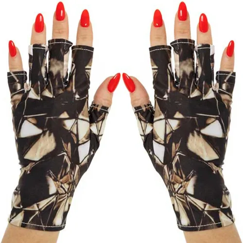 Vista 58 de ManiGlovz - Guantes de uñas originales con protección UPF 50+ UV Manicura de gel y guantes anti UV sin dedos para mujeres Se pueden utilizar