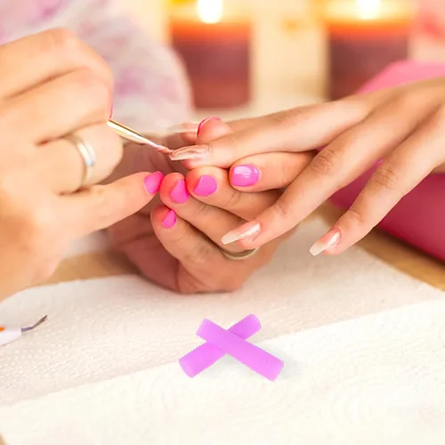 Vista 8 de 6 pares de fundas de silicona para cortador de cutículas, antideslizantes, fundas protectoras para tijeras de manicura, uso profesional en salón