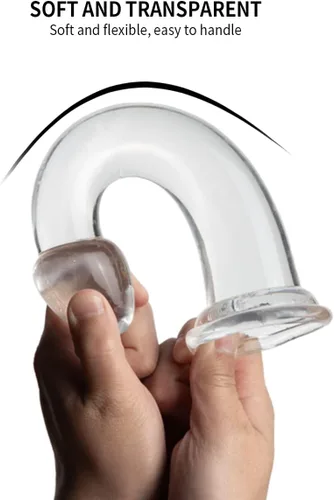 Vista 6 de Consolador suave y realista con material y fuerte ventosa para jugar con manos libres, juguetes sexuales para mujeres, juguetes adultos