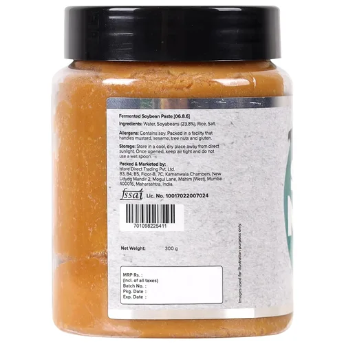 Vista 3 de Urban Platter Pasta Shiro Miso 10.58 oz (300g) Miso blanco japonés Soja fermentada Sabor suave, dulce y Umami Perfecto para sopas, ramen