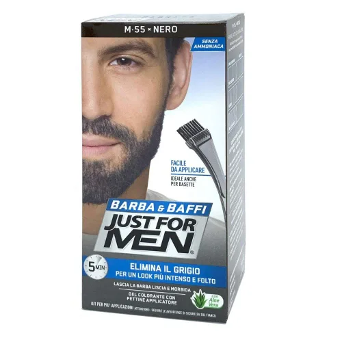 Vista 21 de JUST FOR MEN Gel de color para bigote y barba M-45, marrón oscuro 1 cada uno (paquete de 2)