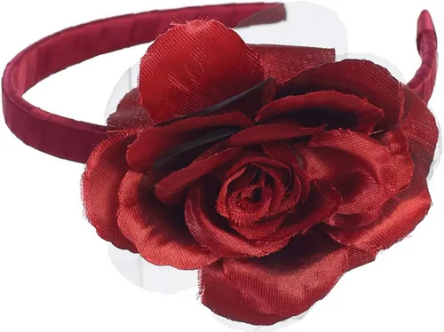 Vista 3 de Lito - Diademas de flores para niñas, diadema de flores para boda, bebé niña