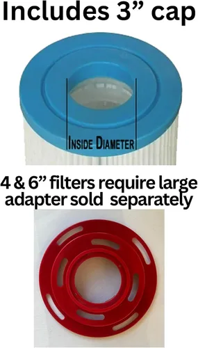 Vista 7 de Estante Limpiador de Cartuchos de Filtro SpinDoc para cartuchos de piscina de 3, 4 o 6 pulgadas, Equipo de Bomba de Mantenimiento de Acción Tornado