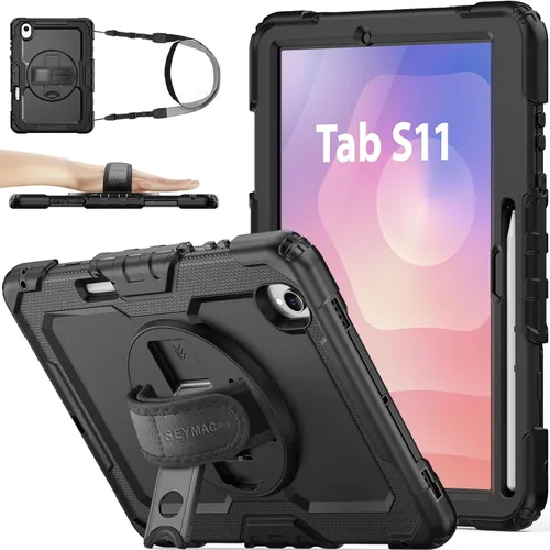 Vista 9 de SEYMAC stock Funda para Samsung Galaxy Tab S10 Lite / S10 FE / S9 FE 5G / S9 Funda para Tableta 10.9''/ 11'' Protectora con Protector de Pantalla