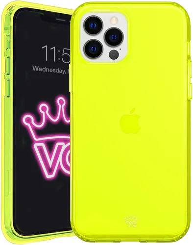 Vista 10 de VELVET CAVIAR Funda para iPhone 13 Pro Max, probada en caídas de 10 pies, purpurina transparente Bratz