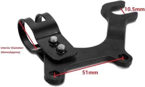 Vista 2 de BlueSunshine 1 unids 20/1.252 in ajustable MTB bicicleta freno soporte convertidor marco adaptador soporte de montaje