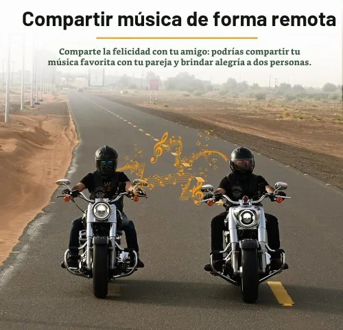 Vista 4 de FreedConn FG - Intercomunicador de casco Bluetooth con Bluetooth, comunicación de 6 vías de 3,937.0 ft, paquete de 2