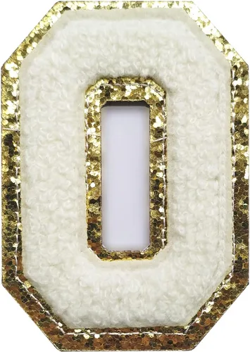 Vista 101 de 3Pcs Letter Patches Varsity Glitters Chenille,SPRT Iron on Blue Letter Patch,Alphabet Cloth Patch for Team Costume Decoration 3.1in Height S