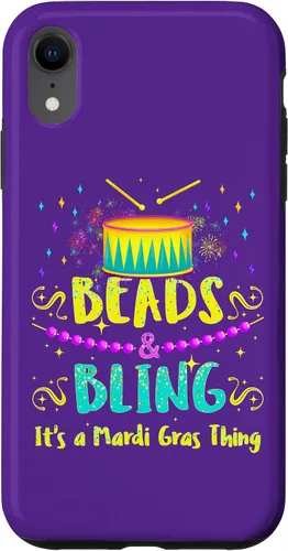 Vista 8 de Funda para iPhone 15 Beads and Bling It's Mardi Gras Thing Phone Case Mardi Gras