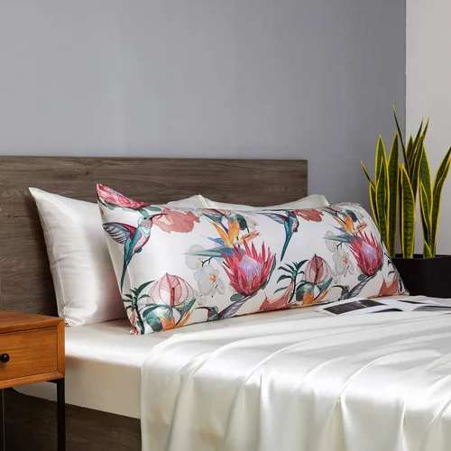 Vista 298 de MR&HM - Funda de almohada de satén