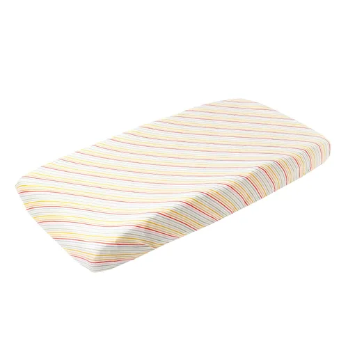 Vista 24 de Copper Pearl Funda de punto prémium para cambiador: suave, elegante y universal para todos los cambiadores de pañales estándar, fundas de cambiador