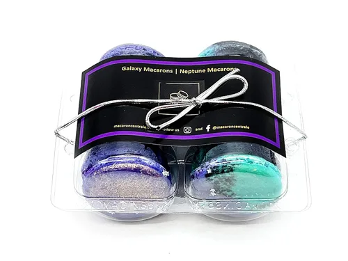 Vista 2 de Paquete económico de 6 macarons Galaxy y Neptune