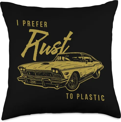 Vista 5 de Cool Retro Automobile Driver Cars Enthusiasts Gift Vintage Car Lovers Classic Oldtimer - Almohada para hombres y mujeres, 16 x 16 pulgadas