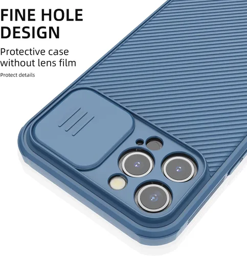 Vista 7 de Funda para iPhone 12 Pro Max, compatible con MagSafe, funda magnética delgada protectora a prueba de golpes, color azul