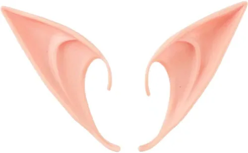 Vista 10 de COOLJOY Orejas cortas de elfo, 1 par, accesorio de cosplay de tono claro