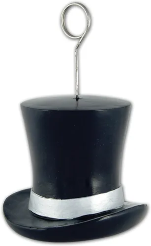 Vista 4 de Beistle Accesorio de fiesta para cámara de película/soporte para globos (1 unidad), negro/blanco/dorado, 6 onzas
