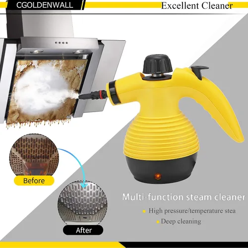 Vista 2 de CGOLDENWALL Limpiador de vapor de mano Vaporizador a presión Máquina de limpieza portátil para eliminación de manchas rebeldes Máquina de limpieza
