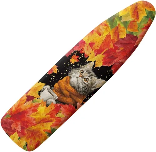 Vista 38 de Funda para tabla de planchar con diseño de estrella de mar de playa, resistente a los abrasadores, extra ancha, cubierta para tabla de planchar
