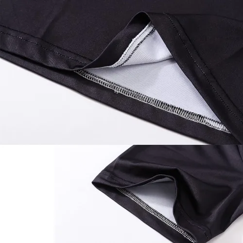 Vista 7 de TIMWOODER Camisa de compresión para hombre, camiseta de manga corta suave con estampado 3D, camiseta deportiva para gimnasio