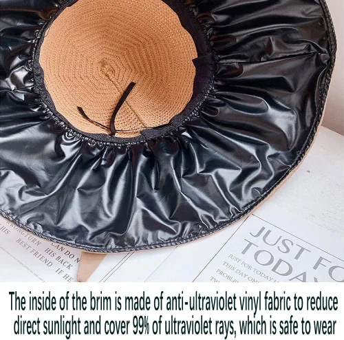 Vista 7 de Sombrero de pescador de ala ancha transpirable con protección solar UPF 50+ para mujer