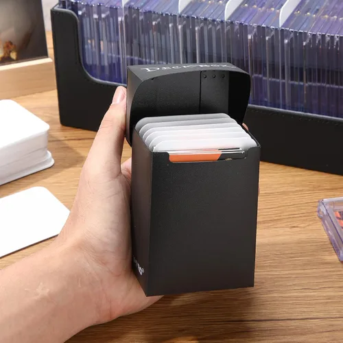 Vista 6 de Yookeer Divisor de tarjetas coleccionables de plástico a granel, separadores de cartas de béisbol, divisores en blanco para cajas de almacenamiento