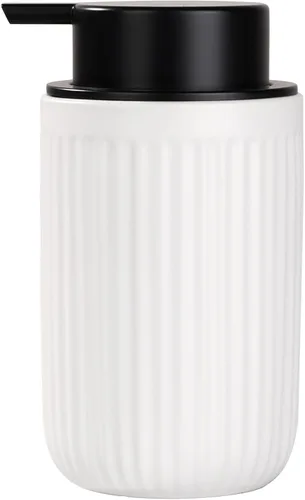 Vista 24 de BosilunLife Dispensador de Jabón de Manos de Espuma - Dispensador de Jabón de Espuma de Cerámica para Baño de 12 oz Dispensador de Jabón Líquido