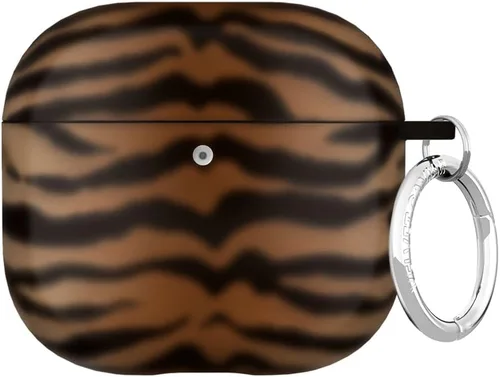 Vista 16 de VELVET CAVIAR Funda compatible con AirPods 4 con llavero, bonitas fundas protectoras duras de 4ª generación para mujer, diseño de lunares azules