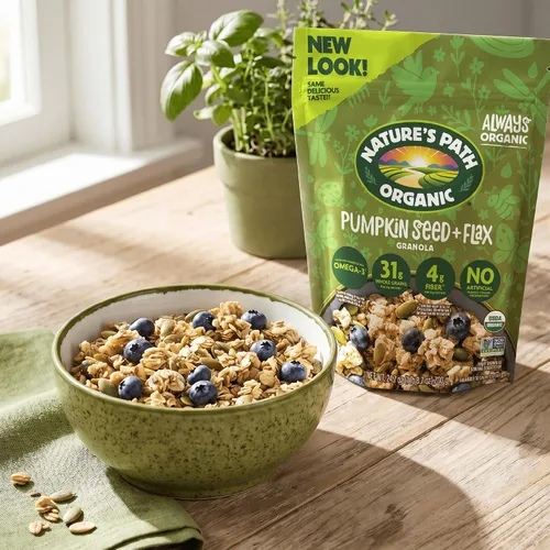Vista 5 de Nature´s Path - Caja de granola de coco y chía orgánica saludable