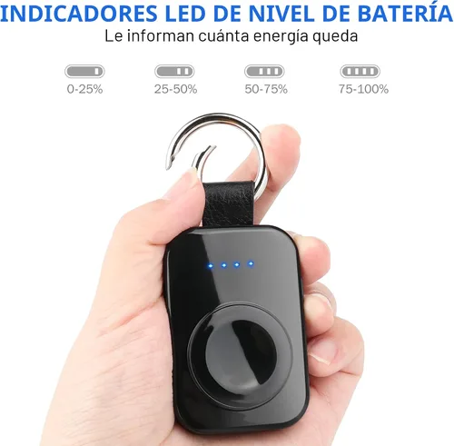 Vista 4 de i.VALUX Cargador inalámbrico portátil para Apple Watch Series 11/10/9/8/Ultra/7/6/5/4/3/2/SE, cargador magnético compacto para iWatch de 1000mAh