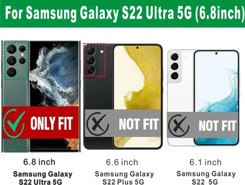 Vista 2 de Funda para Samsung Galaxy S22 5G Ultra Phone Shock TPU Clear